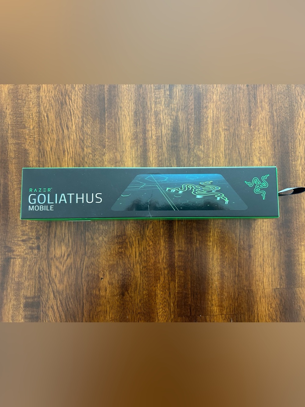 New! Razer Goliathus Mobile Black Gaming Mouse Pad with Green Accent Logo